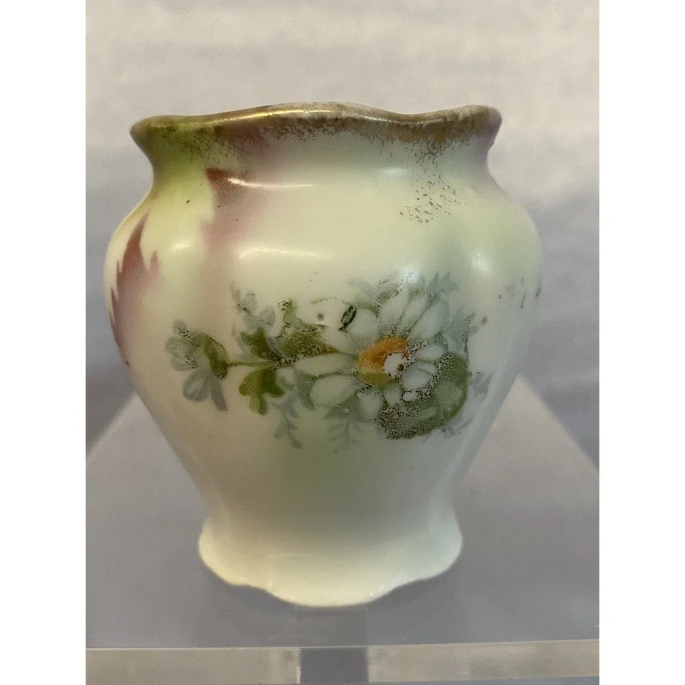 Antique 1909 Carl Schumann Bavaria Porcelain Mini Vase 2